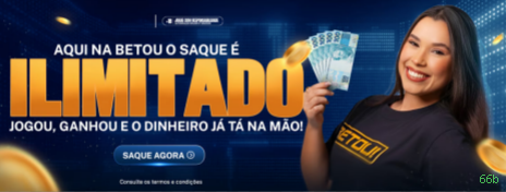Imagem promocional da 66b mostrando a plataforma e suas vantagens